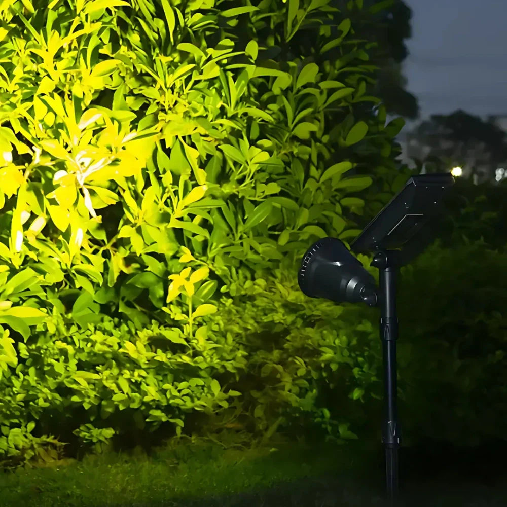 Potężne zewnętrzne solarne LED reflektory