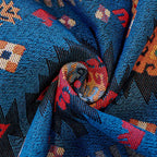 Żywe eleganckie geometryczne kolory pokrowiec na kanapę boho