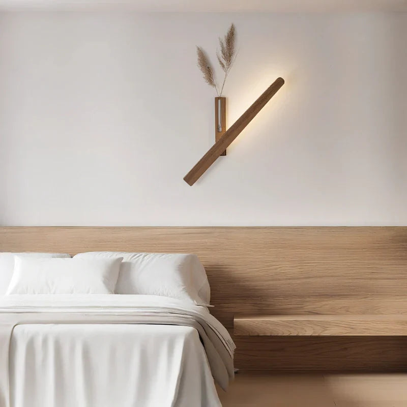 Wielofunkcyjny wazon lampa ścienna - łatwy w przyklejeniu