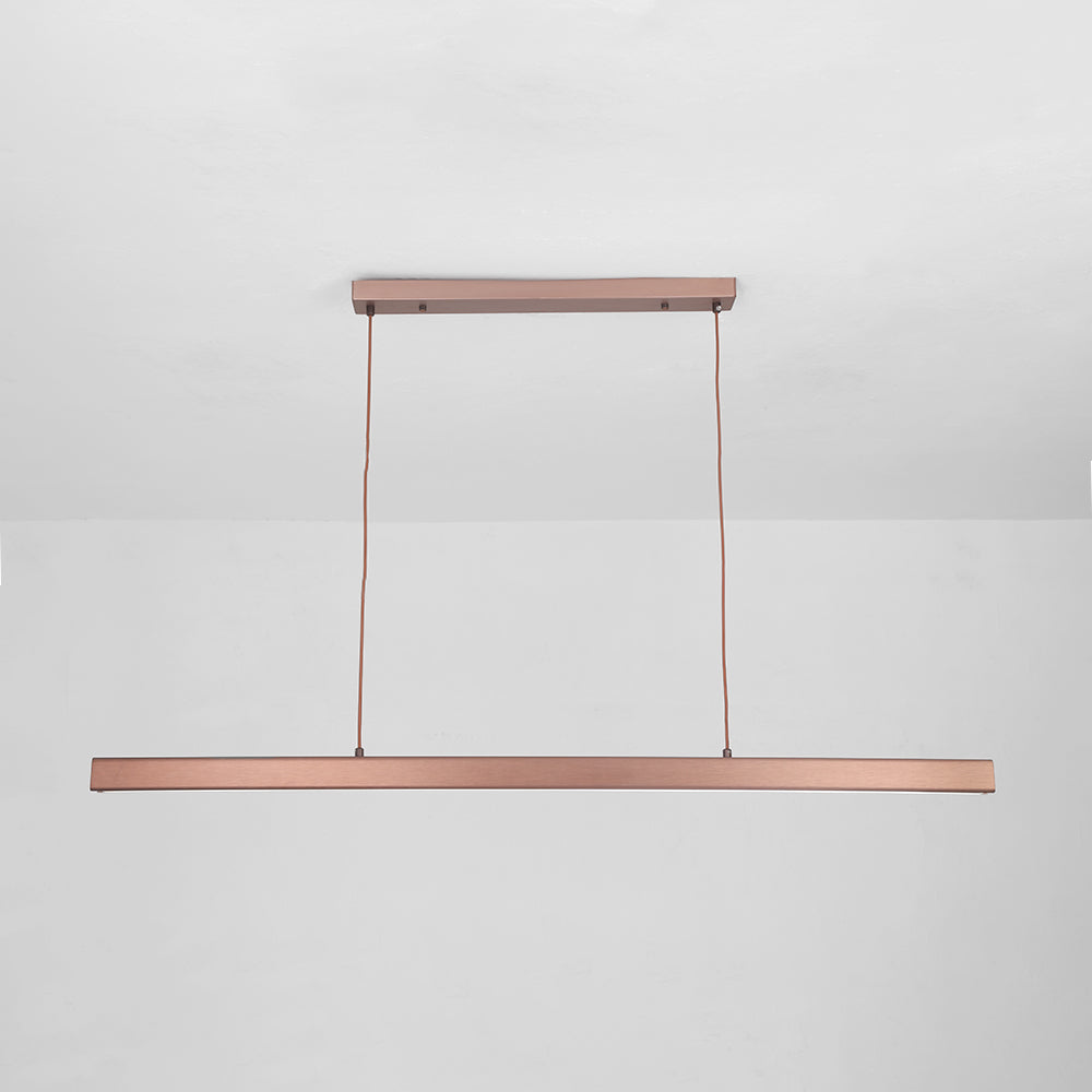 Smukła designerska nowoczesna lampa wisząca LED liniowa – Funkcjonalne oświetlenie liniowe