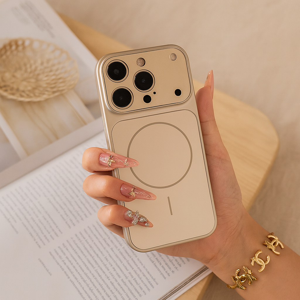 Lekkie etui na telefon z pierścieniem magnetycznym