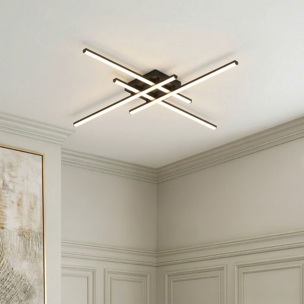 Minimalistyczna lampa sufitowa LED – nowoczesne oświetlenie wnętrz