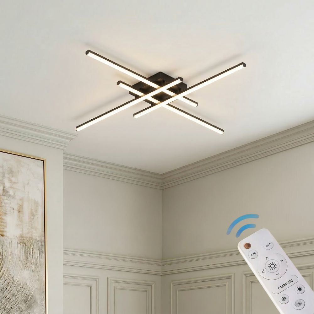 Minimalistyczna lampa sufitowa LED – nowoczesne oświetlenie wnętrz