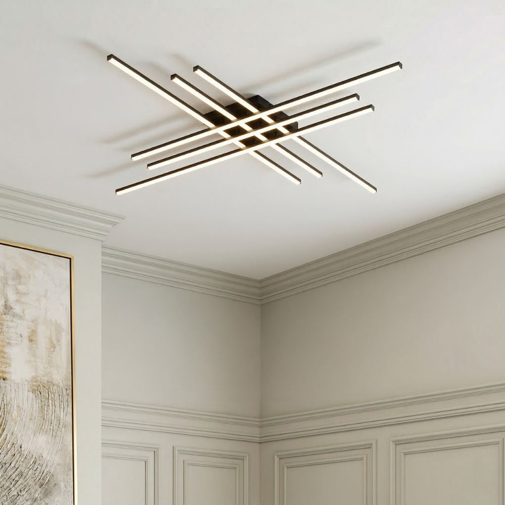 Minimalistyczna lampa sufitowa LED – nowoczesne oświetlenie wnętrz