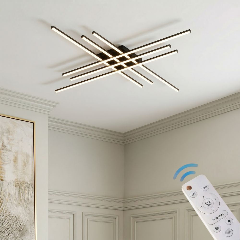 Minimalistyczna lampa sufitowa LED – nowoczesne oświetlenie wnętrz