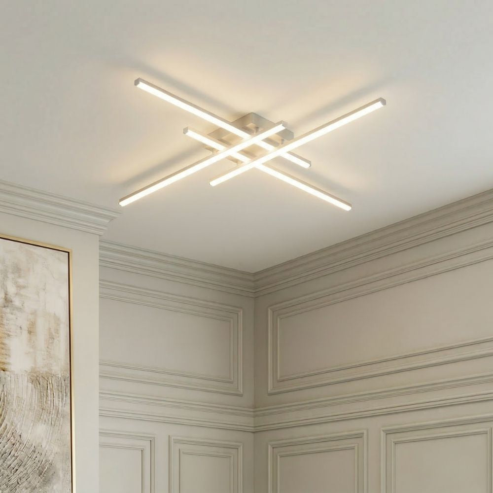 Minimalistyczna lampa sufitowa LED – nowoczesne oświetlenie wnętrz