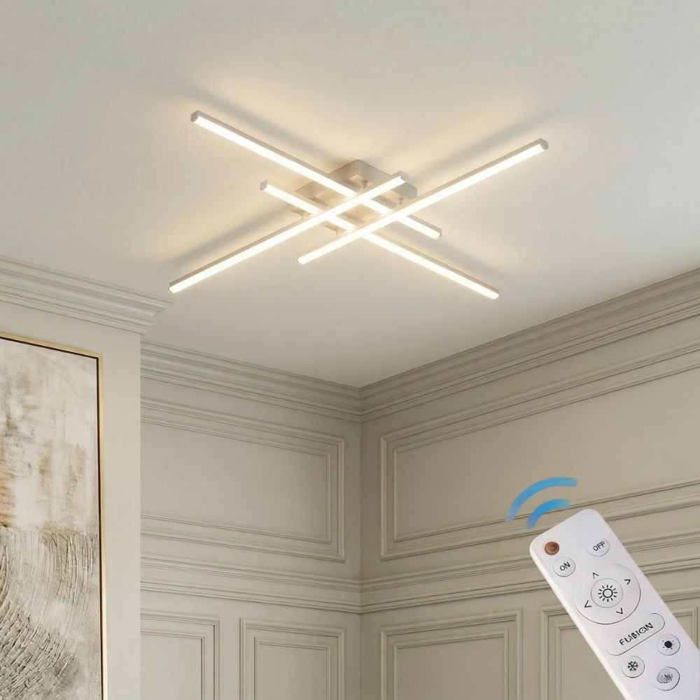Minimalistyczna lampa sufitowa LED – nowoczesne oświetlenie wnętrz