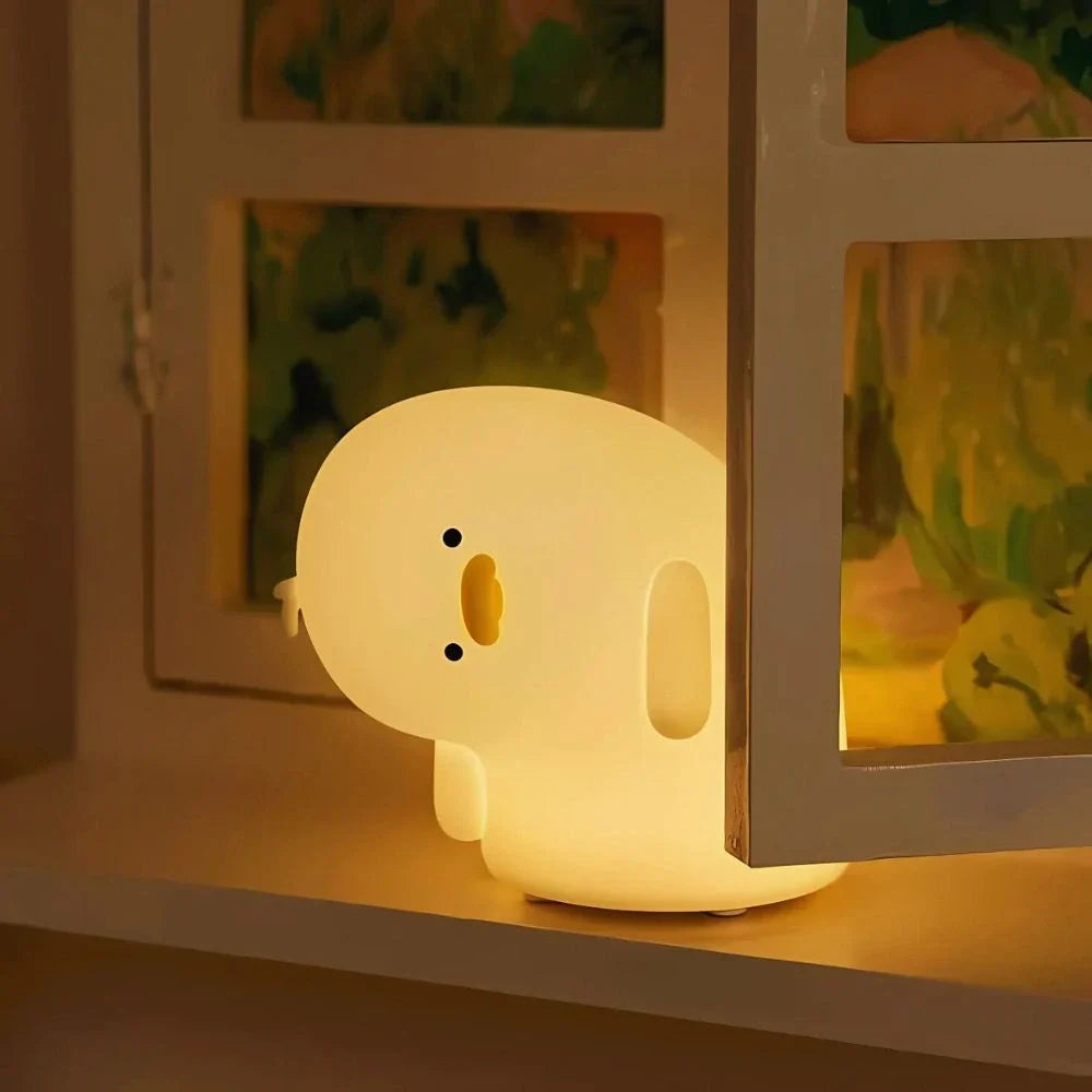 Przenośna Nocna Lampa z Delikatnym Światłem - Projekt zwierzęcy