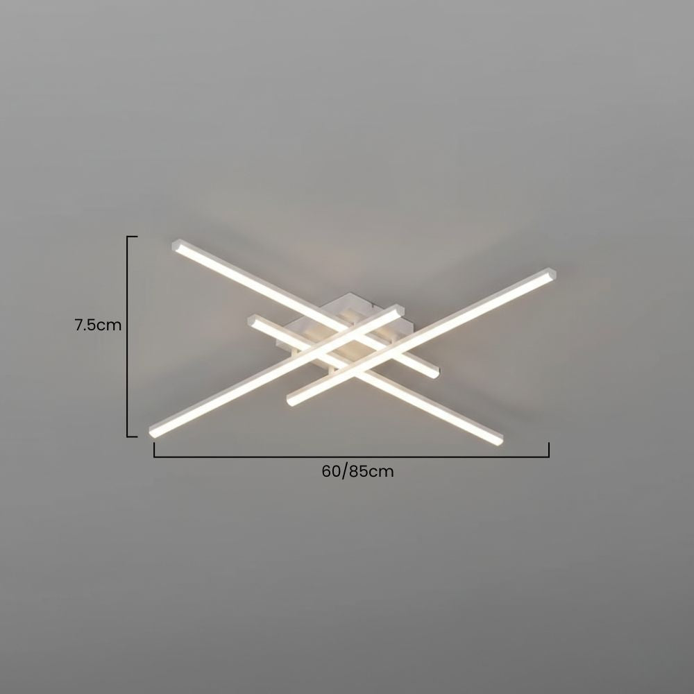 Minimalistyczna lampa sufitowa LED – nowoczesne oświetlenie wnętrz