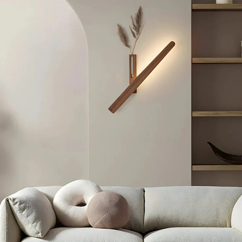 Wielofunkcyjny wazon lampa ścienna - łatwy w przyklejeniu