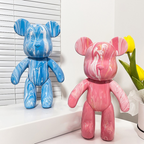 Żywy personalizowany miś art dekor