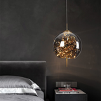 Nowoczesna szklana lampa sufitowa LED – idealna do przestrzeni domowych
