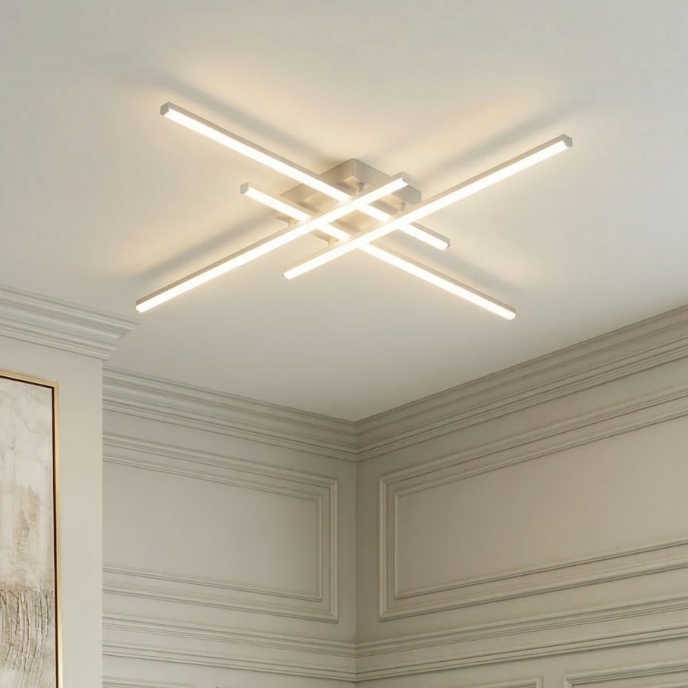 Minimalistyczna lampa sufitowa LED – nowoczesne oświetlenie wnętrz