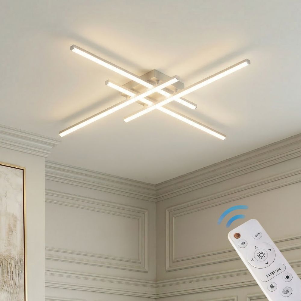 Minimalistyczna lampa sufitowa LED – nowoczesne oświetlenie wnętrz