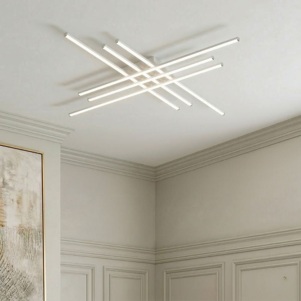 Minimalistyczna lampa sufitowa LED – nowoczesne oświetlenie wnętrz