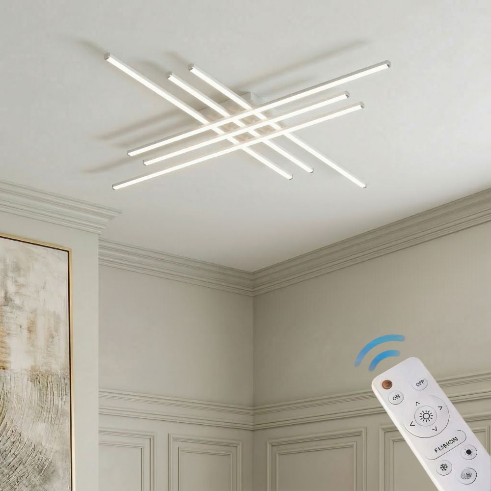Minimalistyczna lampa sufitowa LED – nowoczesne oświetlenie wnętrz