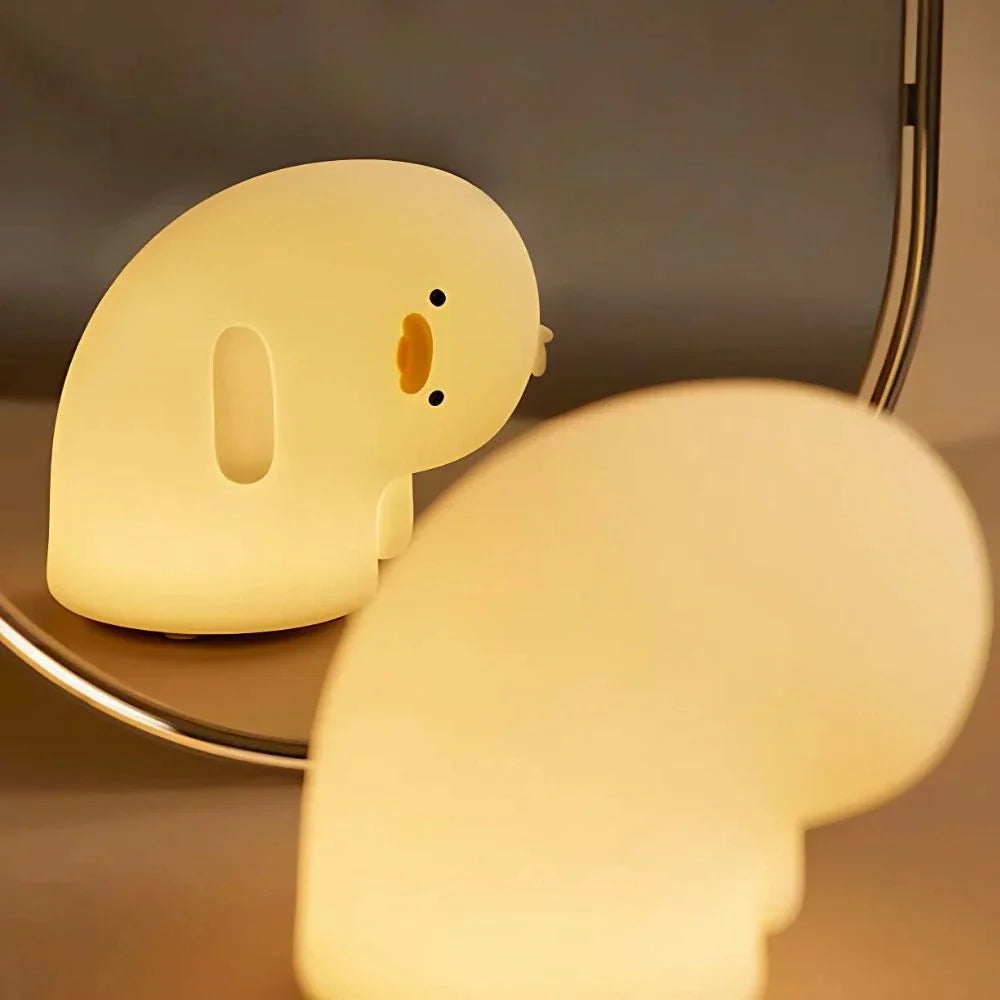 Przenośna Nocna Lampa z Delikatnym Światłem - Projekt zwierzęcy
