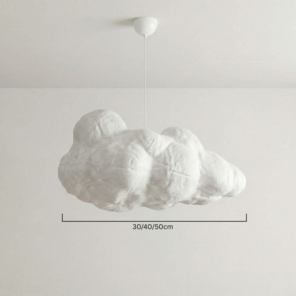 Nowoczesna lampa sufitowa typu „cloud” z regulowaną wysokością