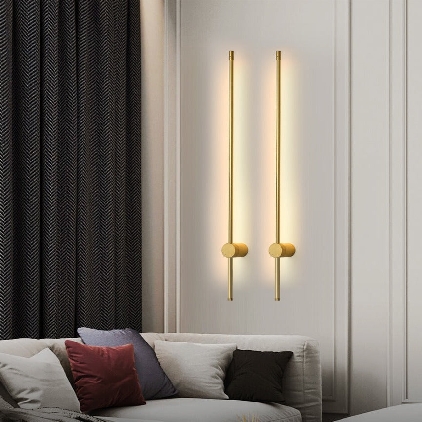 Elegancka liniowa lampa ścienna LED do nowoczesnych wnętrz