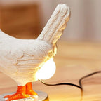 Kompaktowa dekoracyjna lampa stołowa Chicken – Idealne oświetlenie biurka i stolika nocnego