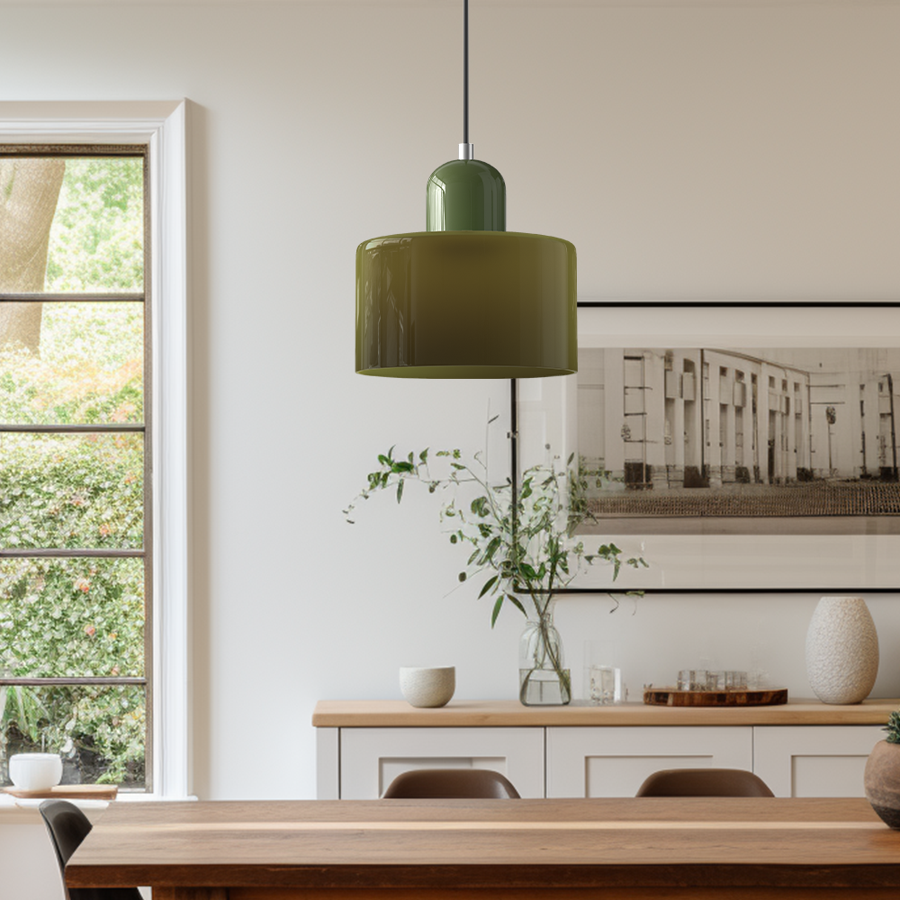 Wydłużona lampa wisząca Halo o smukłym, nowoczesnym designie