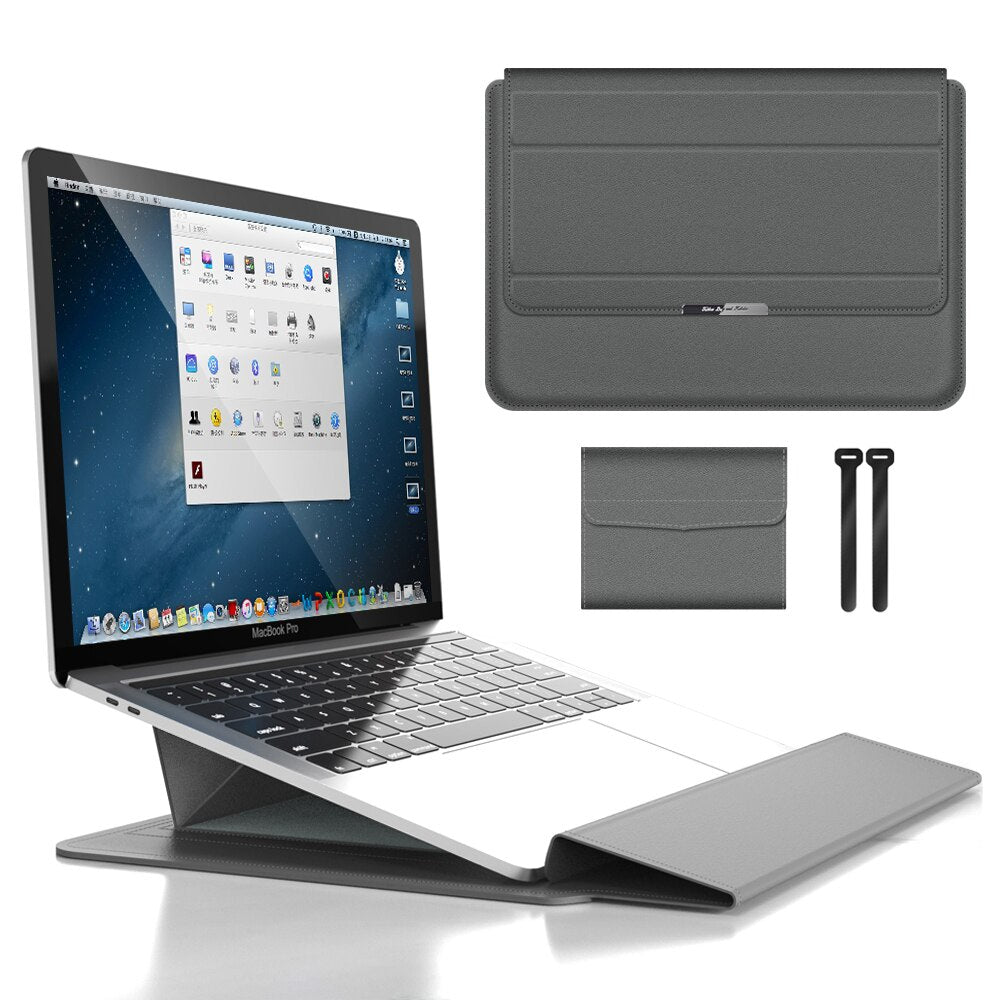 Ochronna torba na laptopa z wbudowaną podstawką