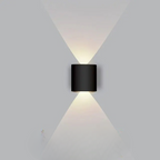 Wodoodporna zewnętrzna lampa LED ogrodowa smukła energooszczędna lampa