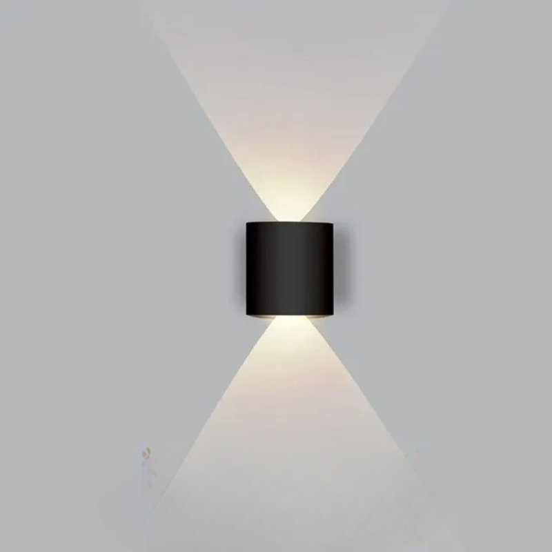 Wodoodporna zewnętrzna lampa LED ogrodowa smukła energooszczędna lampa