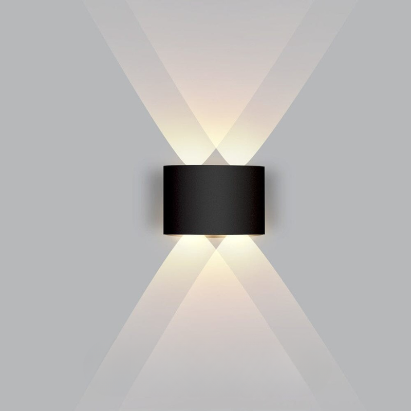 Wodoodporna zewnętrzna lampa LED ogrodowa smukła energooszczędna lampa