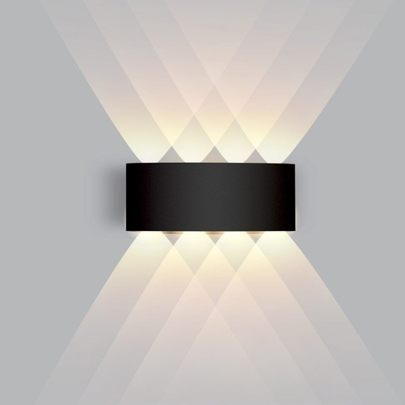 Trwałe zewnętrzne wodoodporne oświetlenie LED do ogrodu – Energooszczędna lampa Slim o eleganckim wyglądzie