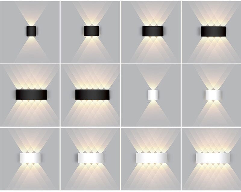 Trwałe zewnętrzne wodoodporne oświetlenie LED do ogrodu – Energooszczędna lampa Slim o eleganckim wyglądzie