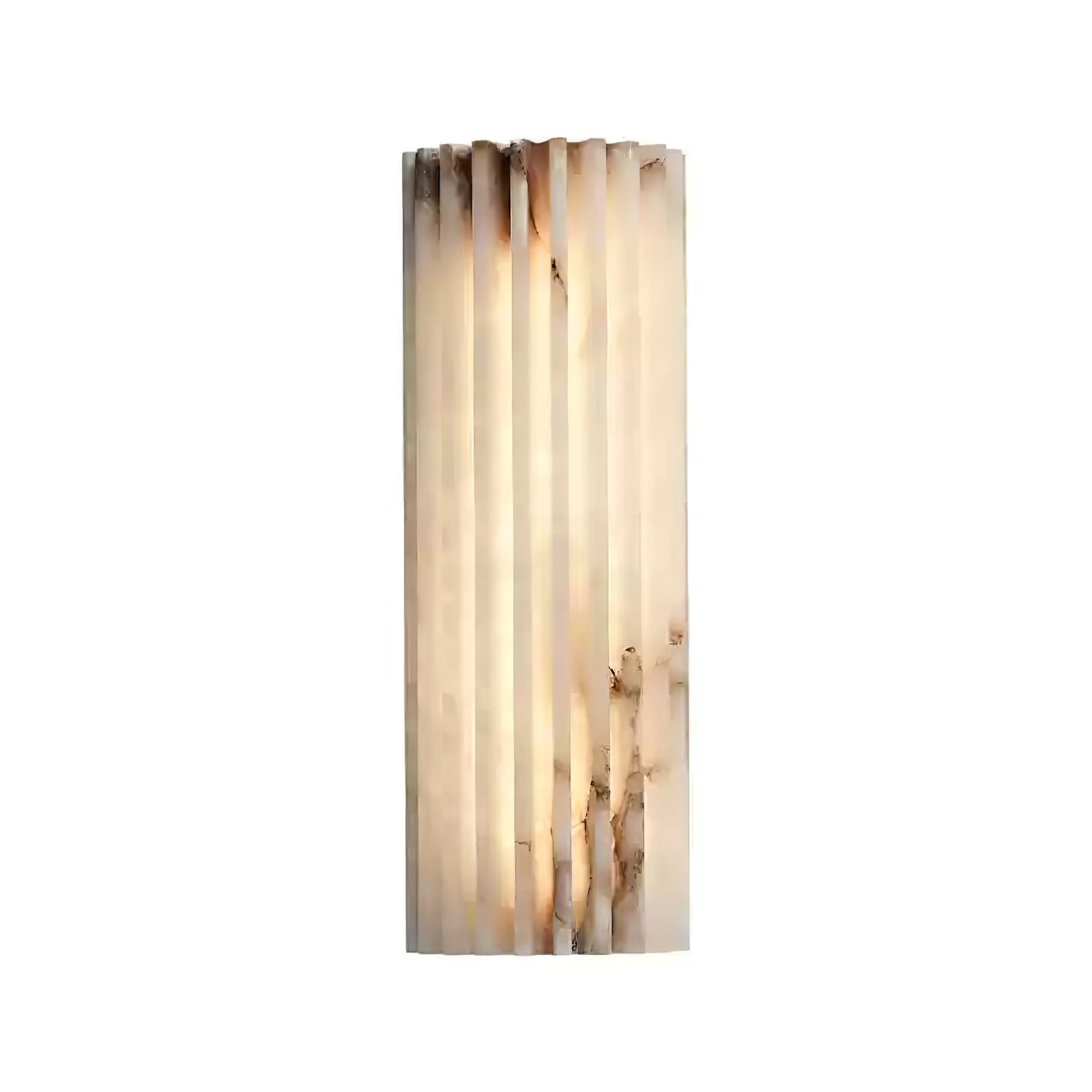 Estetyczna lampa ścienna z alabastru