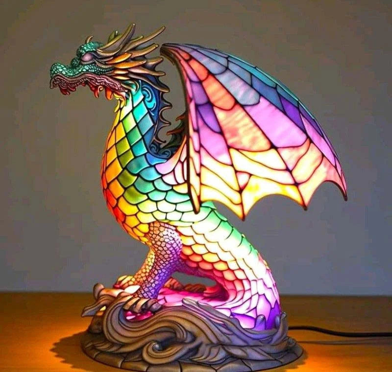 Promienna kolorowa lampka zwierzęca do dekoracji domu
