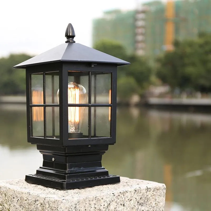Trwała Wodoodporna Zewnętrzna Lampa Stojąca