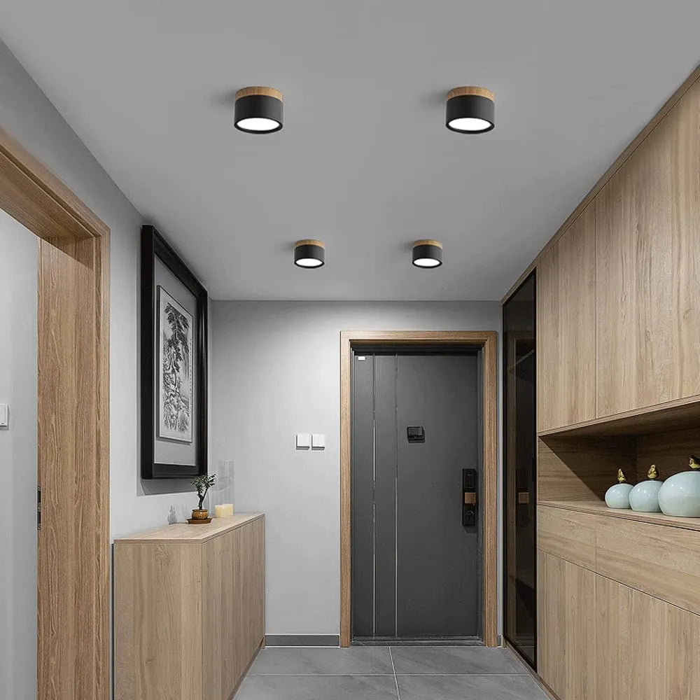 Smukła cylindryczna lampa sufitowa LED punktowa
