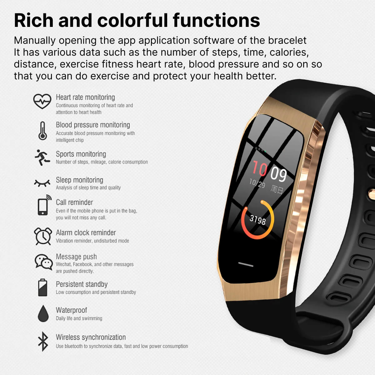 Zaawansowany Smartwatch Fitness z Monitoringiem Zdrowia