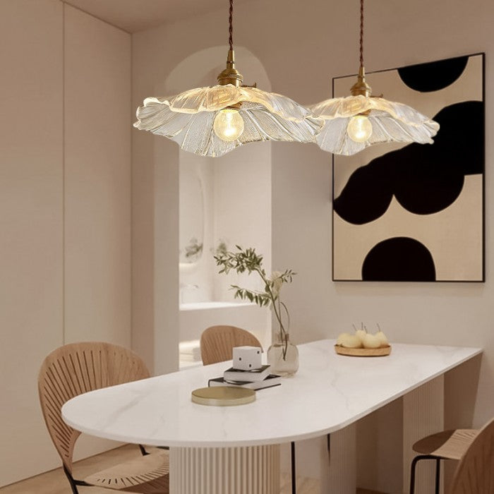 Stylowa elegancja wnętrz kwiatowa lampa wisząca do nowoczesnego domu