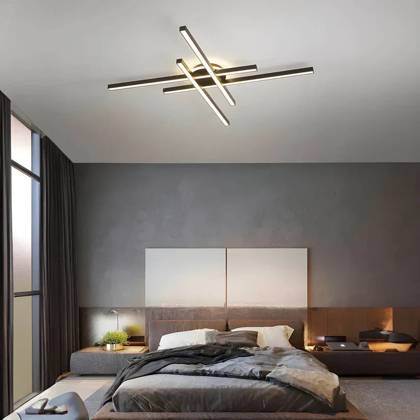 Minimalistyczna lampa sufitowa LED – nowoczesne oświetlenie wnętrz
