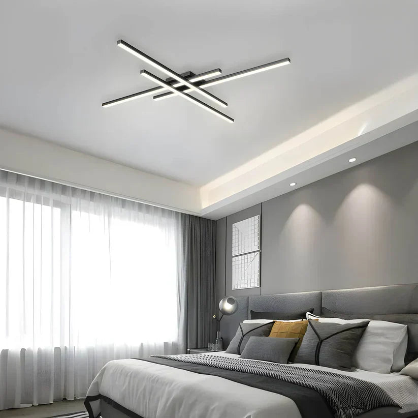 Minimalistyczna lampa sufitowa LED – nowoczesne oświetlenie wnętrz