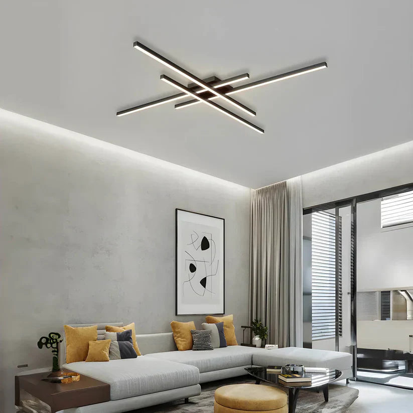 Minimalistyczna lampa sufitowa LED – nowoczesne oświetlenie wnętrz