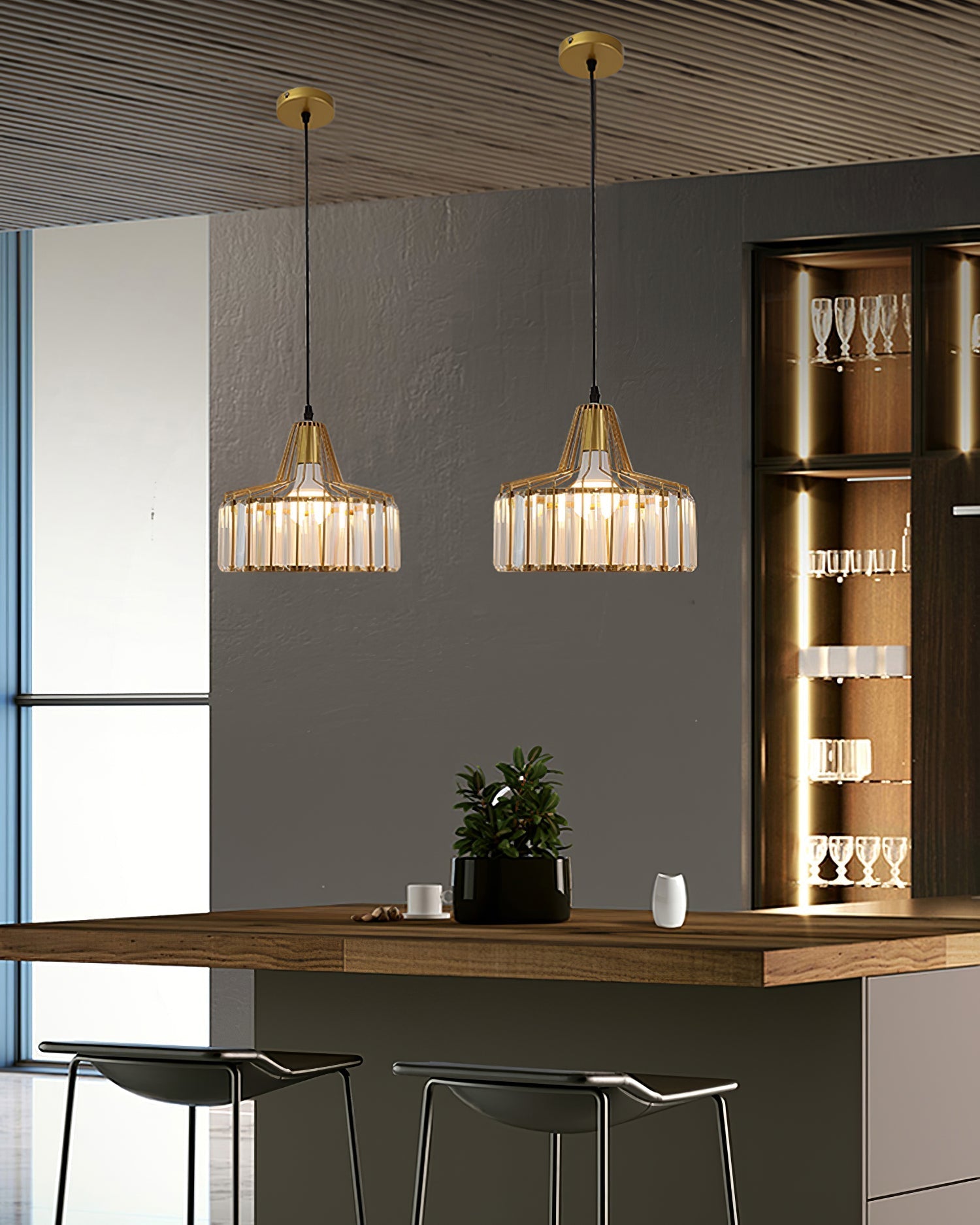 Lampa wisząca Bruckner Crystal