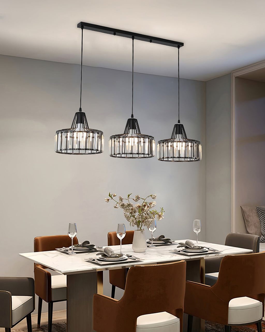 Lampa wisząca Bruckner Crystal