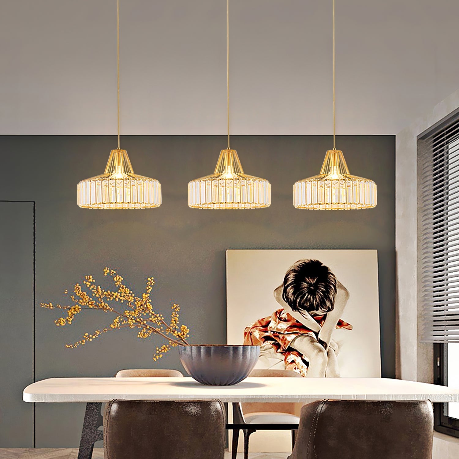 Lampa wisząca Bruckner Crystal