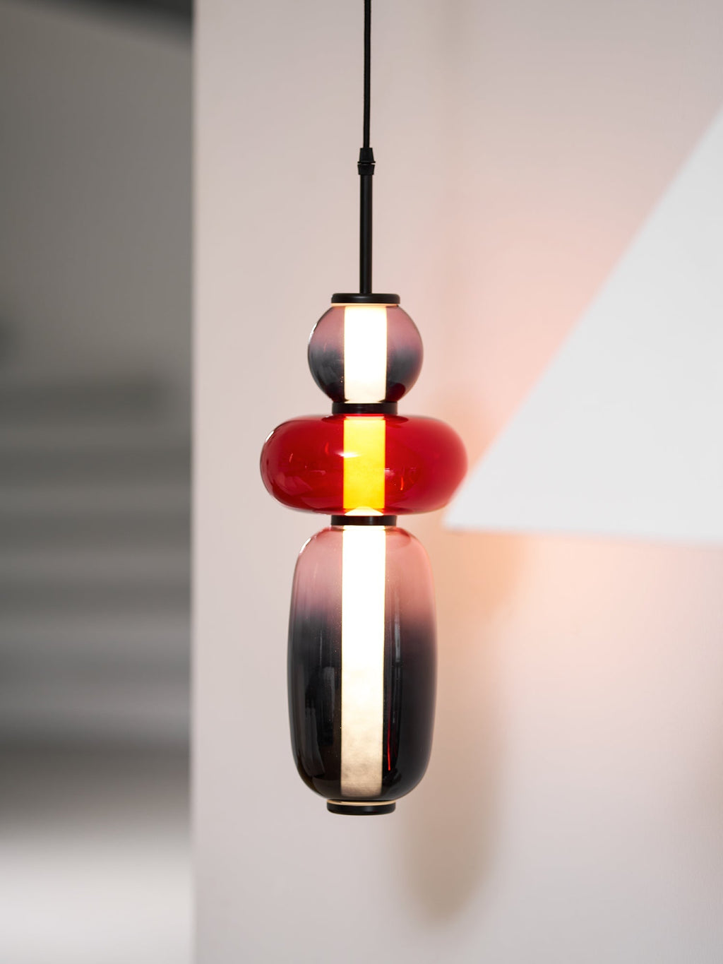 Wyrafinowany szkło kandyzowanego lampa ścienna