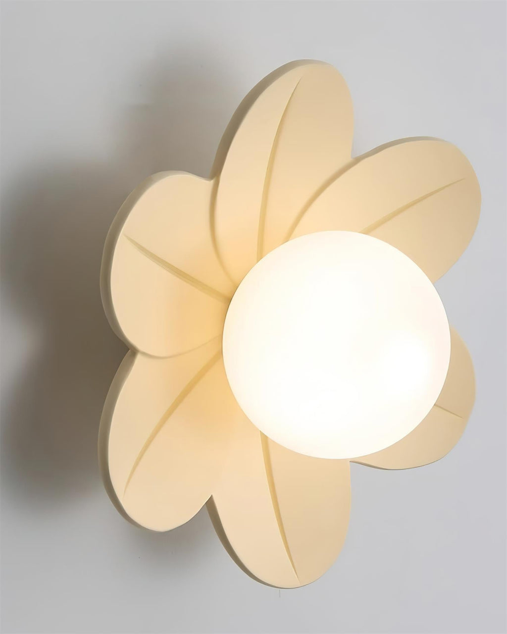 Dekoracyjna współczesna kwiatowa lampa sufitowa szklana