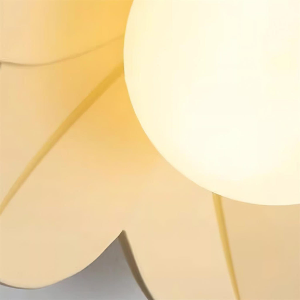 Dekoracyjna współczesna kwiatowa lampa sufitowa szklana