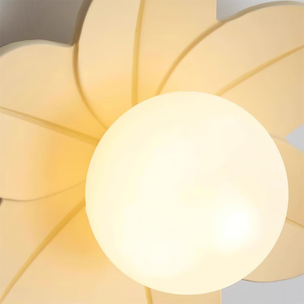 Dekoracyjna współczesna kwiatowa lampa sufitowa szklana