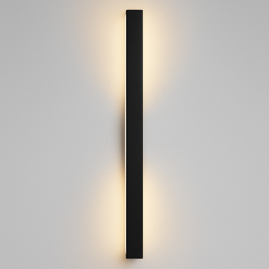 Smukła zewnętrzna lampa LED nowoczesny kinkiet taras ganek