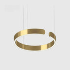 CircuLume: Runde LED-Pendelleuchte aus Metall mit modernem Design – für Wohnzimmer & Flur