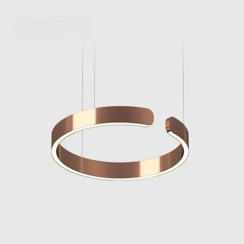 Atmosferyczna okrągła świetlisty lampa wisząca LED do pomieszczeń mieszkalnych